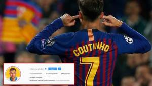 Coutinho eliminó referencia del Barcelona en su cuenta oficial de Instagram.