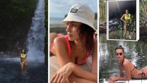 La hermosa modelo rusa, Irina Shayk, pasó el fin de año en suelo centroamericano y se fue enamorada. Visitó la península de Papagayo en Costa Rica.