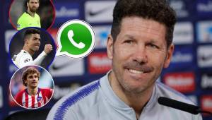 Simeone eligió a su jugador favorito y habló del famoso audio que difundieron durante la Copa del Mundo celebrada en Rusia.