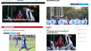 Los medios paraguayos destacan el encuentro de este miércoles ante la selección de Honduras.