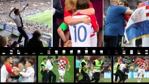 La selección de Francia se coronó campeón del mundo este domingo 15 de julio de 2018 en Rusia 2018 al vencer a Croacia 4-2. Te dejamos las emotivas imágenes que no se vieron en TV.