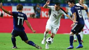 Costa Rica cerró su gira asiática con derrota 3-0 ante Japón. Foto EFE