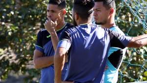 El arquero Marlon Licona se presentó al entreno del Motagua, pese a que el club anunció por la mañana que lo cedería a préstamo. Foto Ronald Aceituno