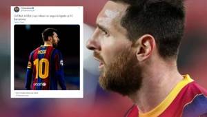 Messi no seguirá en el FC Barcelona, el equipo culé no pudo alcanzar la renovación.