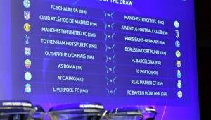 La UEFA dio a conocer los partidos de la próxima ronda en la Champions League.