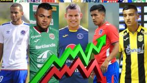 Eddie Hernández, Mario Martínez, Óscar Salas, Michaell Chirinos y Heyreel Saravia son fichajes para este Apertura-2019.