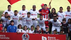 El 11 del Olimpia que consiguió poner fin a la mala racha y consiguió la ansiada copa 31. Foto Neptalí Romero