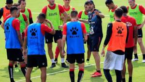 El técnico Andrés Carevic citó a 20 jugadores para el jugo con Real España por el inicio de la Liga Premier Centroamericana. Foto @ldacr