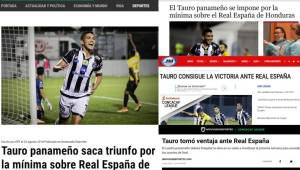 Real España no pudo en su visita ante el Tauro FC por la Liga Concacaf en Panamá y esto dicen los medios internacionales.