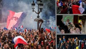 En las calles de Francia se vivió con euforia la clasificación a la gran final de la Copa del Mundo Rusia 2018.