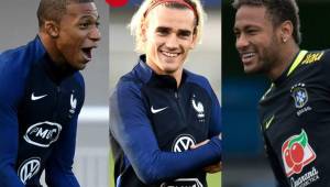 Mbappé reconoció la calidad que tiene Griezmann y Neymar como futbolistas.