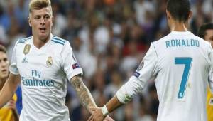 Toni Kroos fue compañero de Cristiano Ronaldo cuatro años en el Real Madrid.