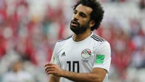 Salah llegó lesionado al Mundial de Rusia 2018 y no ha podido meter a Egipto en los octavos de final del certamen.