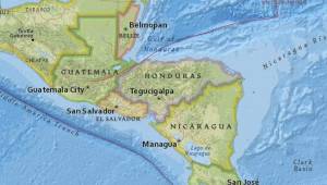 Los tres países de Centro América fueron sacudidos por el temblor.