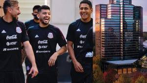 La selección de México viajó a Atlanta y se hospedó en el mismo hotel donde se encuentra la Selección de Honduras. Ambos se medirán el sábado en amistoso.