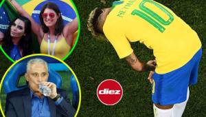 Te dejamos las mejores imágenes que no vieron por TV del empate de Brasil y Suiza (1-1) en el debut de ambas selecciones en Rusia 2018. La gran estrella Neymar salió triste tras el marcador.