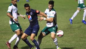 Platense venció 1-0 al Motagua con solitario gol de Diego Reyes. Es el triunfo número 13 de los selacios en el Nacional en la historia de Liga Nacional. Foto DIEZ