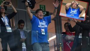 Maradona se mostró muy enojado luego de la goleada ante Croacia.