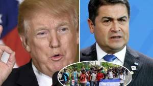 Donald Trump amenaza con cancelar de inmediato toda ayuda a Honduras si la caravana de migrantes no se detiene.