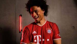 Leroy Sané ya lució los colores del Bayern Munich, su nuevo equipo para la temporada 2020-21.