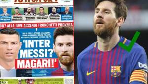 La prensa italiana informó sobre una presunta posibilidad de que Messi juegue en el Inter.