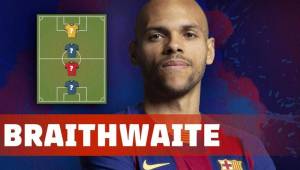 Martín Braithwaite ha creado controversia al meter a dos madridistas en su top 4 histórico.