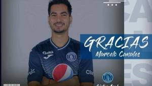 El Motagua hizo oficial este sábado la baja del volante Marcelo Canales. El jugador llegó en enero al equipo y solo disputó cuatro partidos.