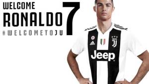 Cristiano Ronaldo lucirá el dorsal '7' con la Juventus.
