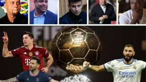Ronaldo Nazario, Piqué, Roberto Carlos, Evra, Pochettino, entre otros, revelan su favorito para ganar el Balón de Oro 2021.