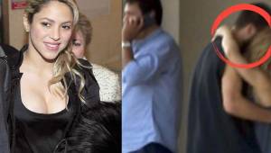 Shakira y Piqué ponen fin a los rumores con este tremendo beso en las afueras de su casa en Barcelona.