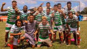 San Juan festejó a lo grande este triunfo en casa del Deportes Savio. Foto cortesía.