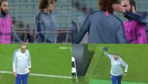 Higuaín y David Luiz hicieron enojar a su entrenador este martes.