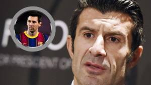 Luis Figo no ha dudado en dar su opinión sobre el contrato de escándalo que tiene Messi en el Barcelona.