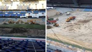 No se interrumpirán las reformas de modernización del estadio Santiago Bernabéu y el Real Madrid jugará en otro escenario.