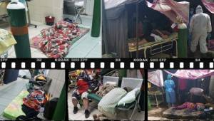 En las últimas horas se han viralizado fotos de las precarias condiciones en el Hospital del Sur en Choluteca y Seguro Social en Tegucigalpa. La mayoría de centros asistenciales en el país se encuentran colapsados y faltan insumos tanto para pacientes como para el personal médico.