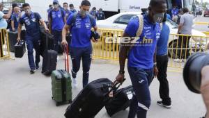 Maynor Figueroa lideró la expedición de Honduras a Estados Unidos para disputar la Copa Oro 2021. Fotos Neptalí Romero