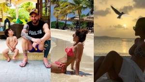La bella esposa del crack del FC Barcelona ha compartido nuevas fotos de sus vacaciones en el Caribe, donde también se destacan sus bellos hijos.