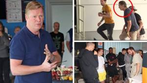 Barcelona realizó un desayuno de final de temporada donde hubo un gran ausente y Messi llegó acompañado. Esto fue lo que dijo Koeman en su discurso.