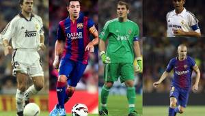 Ellos son los jugadores que más clásicos Real Madrid-Barcelona han disputado. Siete Madridistas y tres Barcelonistas. Entre los más experimentados en jugar el clásico mundial del fútbol.
