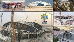 Qatar redujo de 12 a ocho la cantidad de estadios que albergarán la Copa del Mundo en 2022. Aquí te mostramos como marchan las obras en cada uno de ellos.