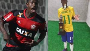 A sus 16 años, Vinícius tiene contrato profesional con el Flamengo, que ante la proyección del atacante lo ha blindado con una cláusula de 30 millones de euros.