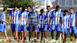 La Selección de Honduras hizo trabajos técnico-táctico de cara al juego ante Guayana Francesa. Fotos Ronald Aceituno