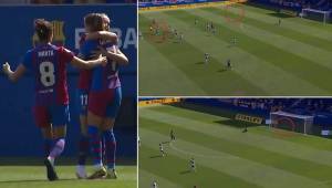 Alexia anotó un espectacular hat-trick en los primeros 45 minutos en la goleada del Barcelona sobre el Valencia.