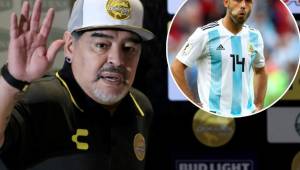 Maradona criticó a Javier Mascherano por no salir al frente de las críticas hacia en Messi en la Albiceleste.