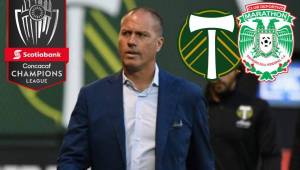 El venezolano Giovanni Savarese, entrenador del Portland Timbers de la MLS, comenta en conferencia de prensa respecto al duelo de octavos de final por la Concacaf Champions League ante Marathon.