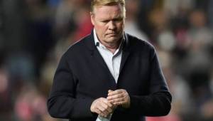 Ronald Koeman, destituido como entrenador del Barcelona por los malos resultados.