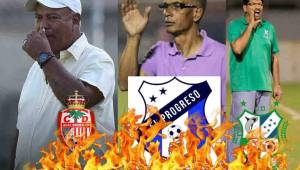 Honduras Progreso, Real Sociedad y Platense son los tres equipos que luchan por no descender a Segunda División de Honduras.