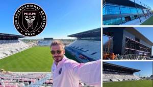 David Beckham compartió hoy algunas fotografías y videos del estadio del Inter de Miami, a 40 días del debut en la MLS. 'Se está volviendo más real cada día', dice el inglés.