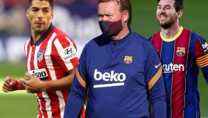 Suárez no estaba de acuerdo con su salida del Barcelona por Koeman y confesó que se mantiene en contacto con Messi.