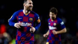 Messi ha marcado 19 tantos esta temporada con el FC Barcelona; se tata del máximo goleador de la Liga Española.